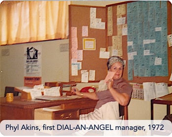 DIAL-AN-ANGEL - Phil Akins - First Manager 1972