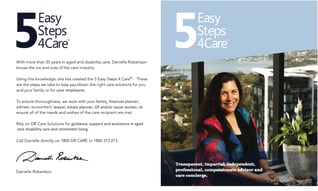 Free Care Industry Downloadable Resource: 5 Easy Steps 4 Care©