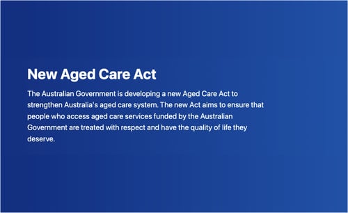 Aged Care Issues On Our Radar in 2024